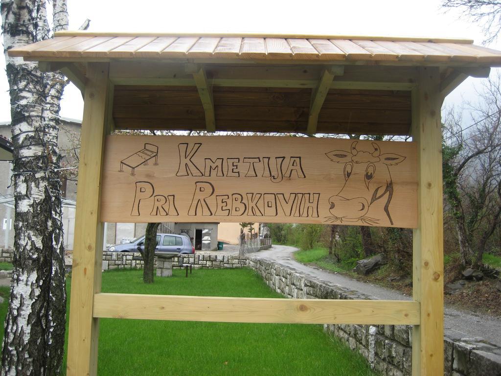 Turisticna Kmetija Pri Rebkovih Lejlighed Ajdovščina Eksteriør billede